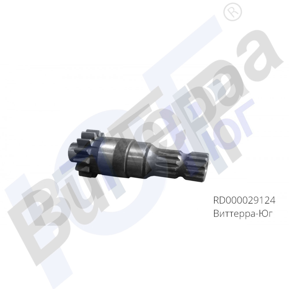 P 034-02.04.01 Вал-шестерня редуктора на жатку ППК-81 "Argus"
